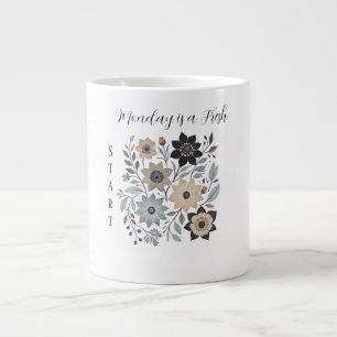Grande Tasse Lundi est un Mug Spécial Nouveau Départ