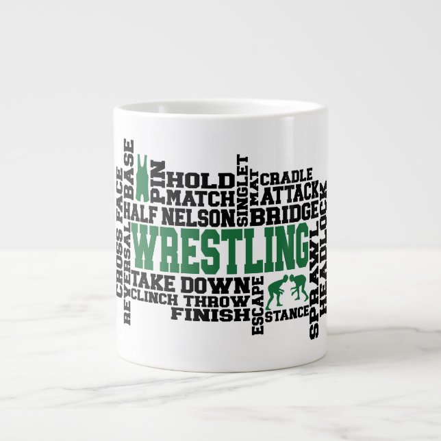 Grande Tasse Lutte - Jumbo Mug (Devant)