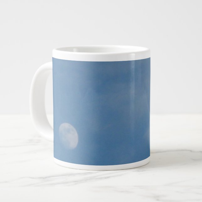 Grande Tasse Ma Lune de jour - Mug de café Jumbo (Devant gauche)