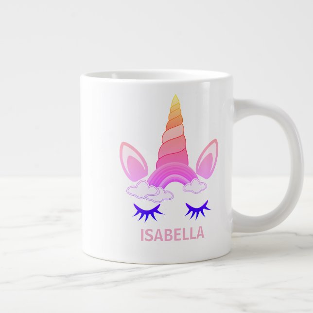Grande Tasse Magical Unicorn Personalized Name (Droite)