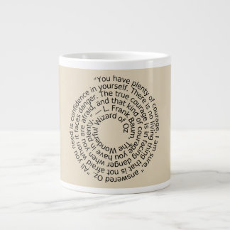 Grande Tasse Magicien d'Oz, cochonne de courages