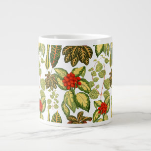 Grande Tasse Maison de la jungle urbaine plante élégant motif