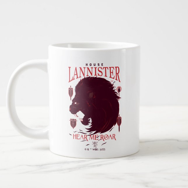 Grande Tasse Maison Lannister - Entendez-moi Roar (Gauche)