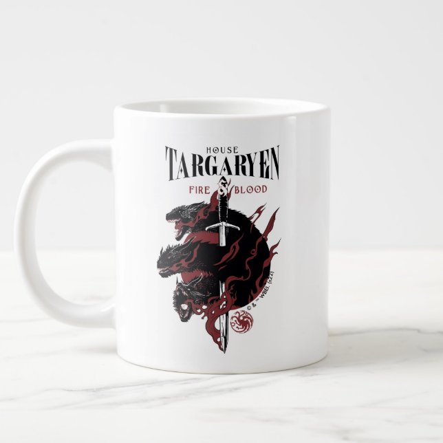 Grande Tasse Maison Targaryen - Feu et Sang (Gauche)