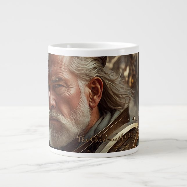 Grande Tasse Majestic Regal Steampunk King Jumbo Mug (Devant)