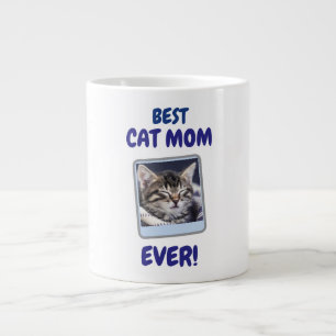 GRANDE TASSE MAMAN CHAT PERSONNALISÉE FÊTE DES MÈRES JOURNÉE AN