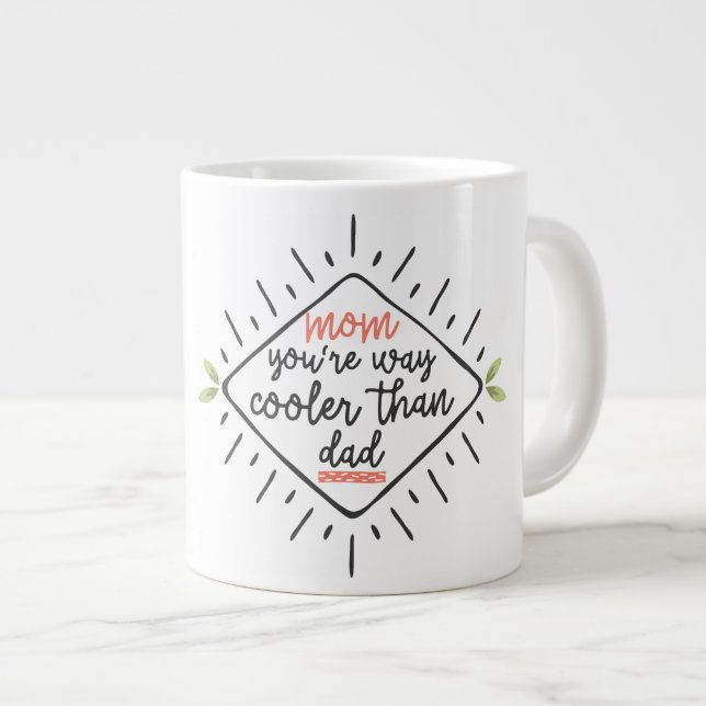 Grande Tasse Maman - Jumbo Mug (Devant droit)