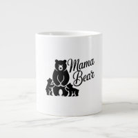 Maman Ourse avec Oursons Famille d'Ours Mignonne