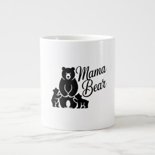 Grande Tasse Maman Ourse avec Oursons Famille d'Ours Mignonne