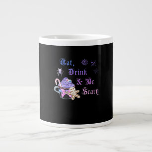Grande Tasse Manger Boire Et Être Effrayant Style Unique Et Coo
