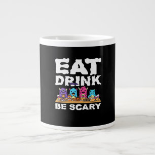 Grande Tasse Manger Boire Être Effrayant Créatif Halloween Mons