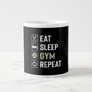 Grande Tasse Mangez Sleep Gym Répétez Parfait Pour Les Amateu