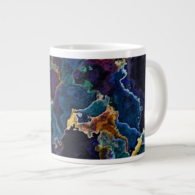 Grande Tasse Marche à huile (Devant droit)