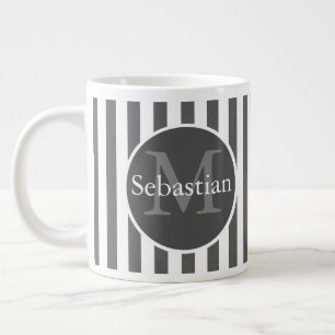 Grande Tasse Masculine trié Personnalisé Monogramme
