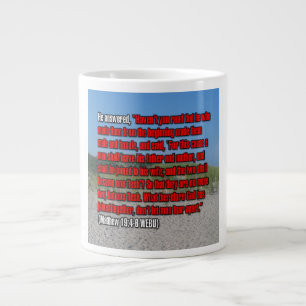 Grande Tasse Matthieu 19:4-6 WEBU Mug