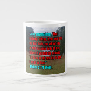 Grande Tasse Matthieu 21:21 WEBU Mug