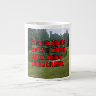 Grande Tasse Matthieu 5:14 WEBU Mug