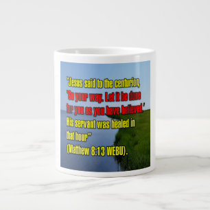 Grande Tasse Matthieu 8:13 WEBU Mug