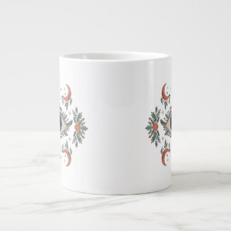 Grande Tasse Mauvais œil mystique et lune croissante céleste bl