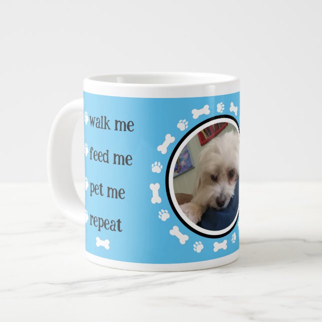 Grande Tasse Me promener Répéter la Mug (Devant gauche)