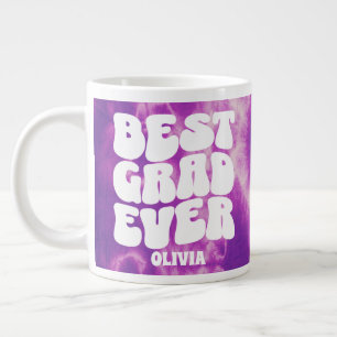 Grande Tasse Meilleur Grad Personnalisé Jamais Purple Tee