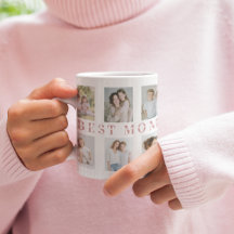 Meilleur Maman Mug Café avec Photos Personnalisées