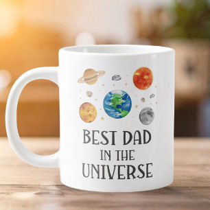 Grande Tasse Meilleur Papa de l'Univers Citation Drôle Fête des