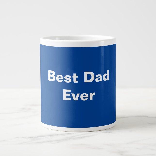 Grande Tasse Meilleur papa jamais (Devant)