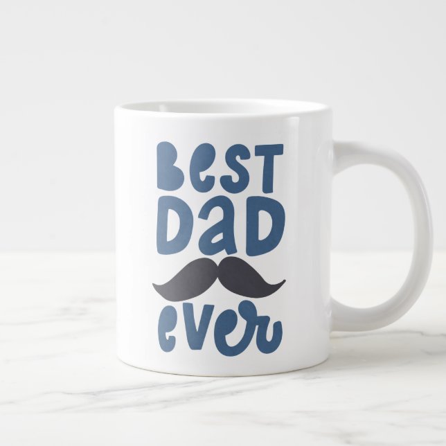 Grande Tasse Meilleur papa jamais (Droite)