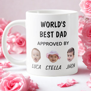 Grande Tasse Meilleur papa Mug du monde   Mug personnalisé visa
