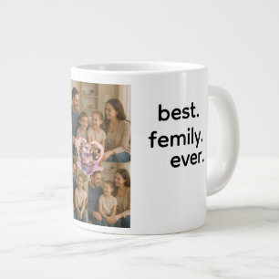 Grande Tasse Meilleure famille Jamais Photo Mug de l'autre côté
