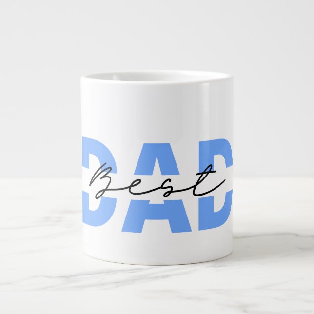 Grande Tasse Meilleure fête des pères papa (Devant)