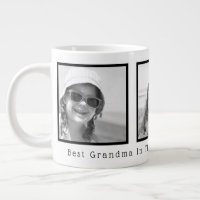 Meilleure Grand-mère Noir et Blanc Cadre Noir 3 Ph