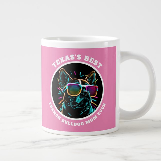 Grande Tasse Meilleure maman de Bulldog française du Texas pers (Droite)
