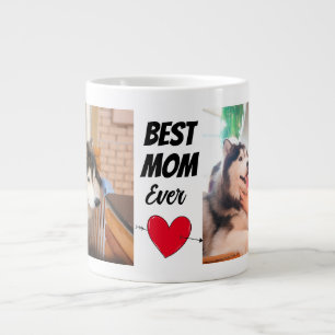 Grande Tasse Meilleure maman de chien..deux photos de chien & t