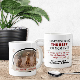 Grande Tasse Meilleure maman de chien jamais drôle Mug de café 
