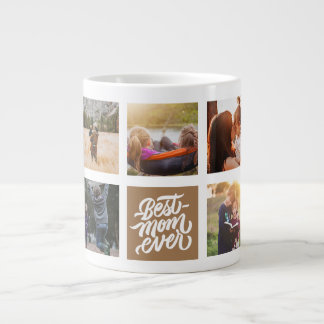 Grande Tasse Meilleure maman jamais personnalisé Collage photo 