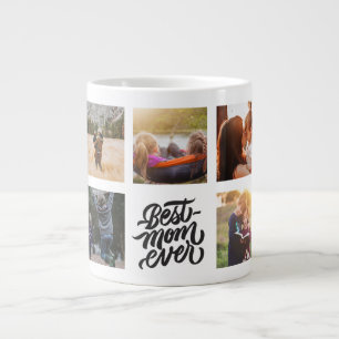 Grande Tasse Meilleure maman Jamais personnalisée Collage phot
