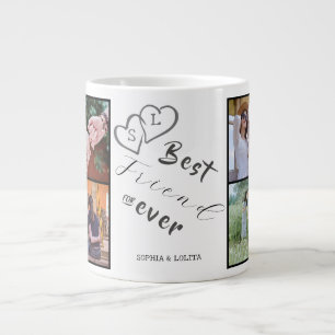 Grande Tasse Meilleurs amis Forever 8 photos Collage Spécialité