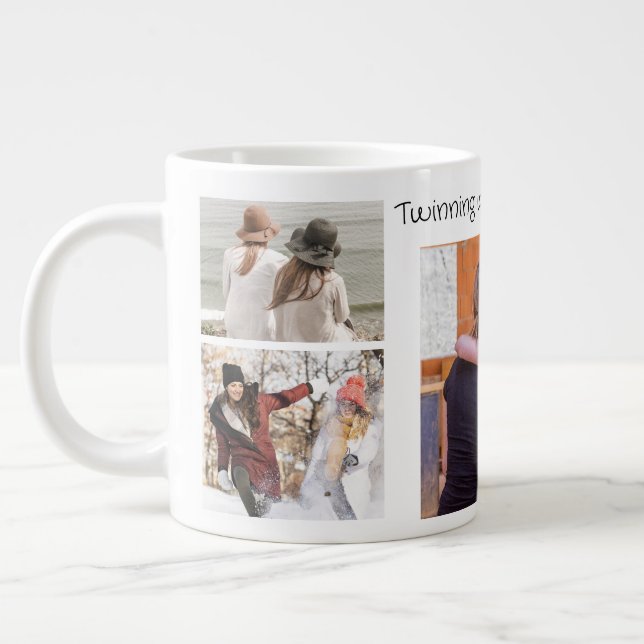 Grande Tasse Meilleurs Amis Pour Toujours En Tendance À Mon Mei (Gauche)