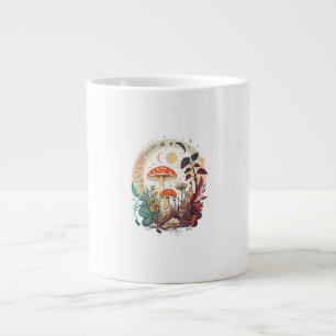 Grande Tasse Mème de champignon Goblincore et Cottagecore esthé