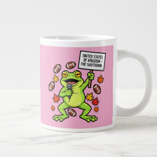 Grande Tasse Mème de grenouille drôle Satire – Royaume-Uni des 