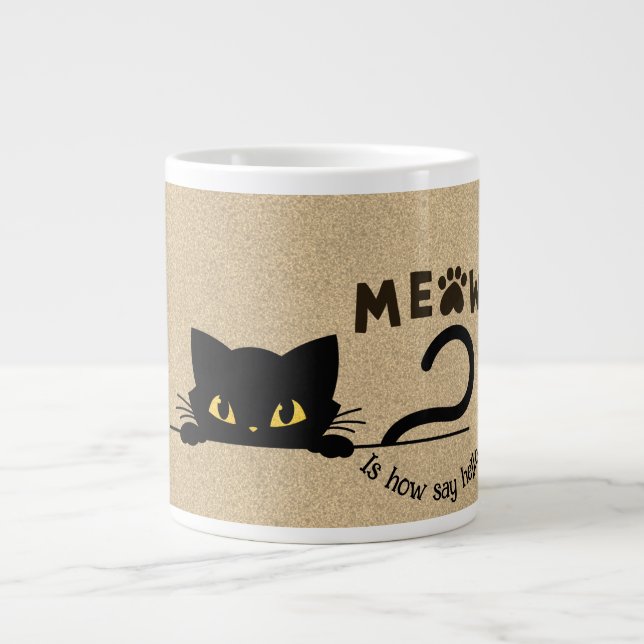 Grande Tasse Meow, c'est comme ça que je dis bonjour, Spécialit (Devant)