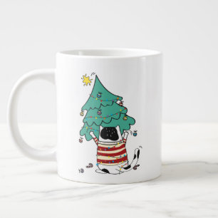 Grande Tasse Meowy Christmas Funny Amoureux des chats