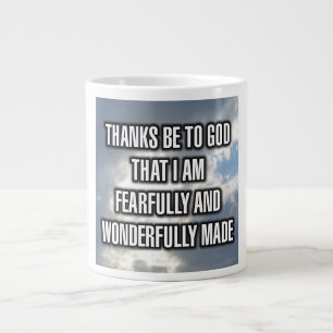 Grande Tasse Merci À Dieu D'Avoir Peur Et... Mug