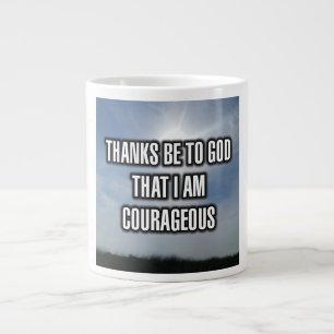 Grande Tasse Merci À Dieu Que Je Suis Courageux Mug