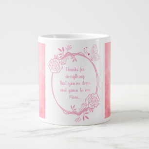 Grande Tasse Merci pour tout Maman, Mug personnalisé