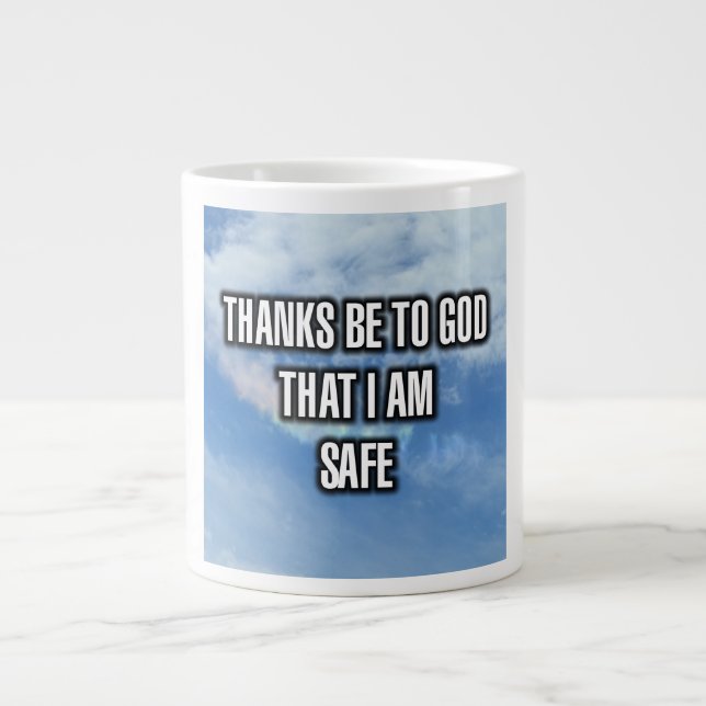 Grande Tasse Merci Sois À Dieu Que Je Suis Sûr Musique (Devant)
