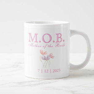 Grande Tasse Mère de la mariée Mariage Date Keepsaké