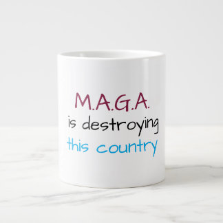 Grande Tasse Message anti-MAGA